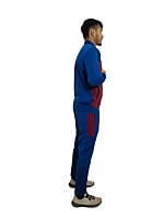 Tracksuit Royal Blue & Mehroon (4way lycra)