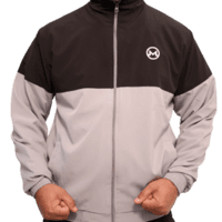 Tracksuit-(Light Grey & Black)-(NS Lycra)-MORNIVA