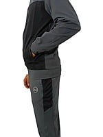 Tracksuit Dark Grey & Black (4way lycra)