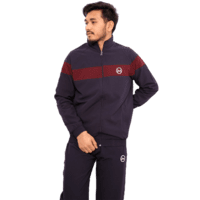 Tracksuit-(Navy Blue & Maroon)-(NS Lycra)-MORNIVA