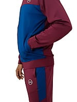 Tracksuit Mehroon & Royal Blue (4way lycra)