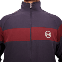 Tracksuit-(Navy Blue & Maroon)-(NS Lycra)-MORNIVA